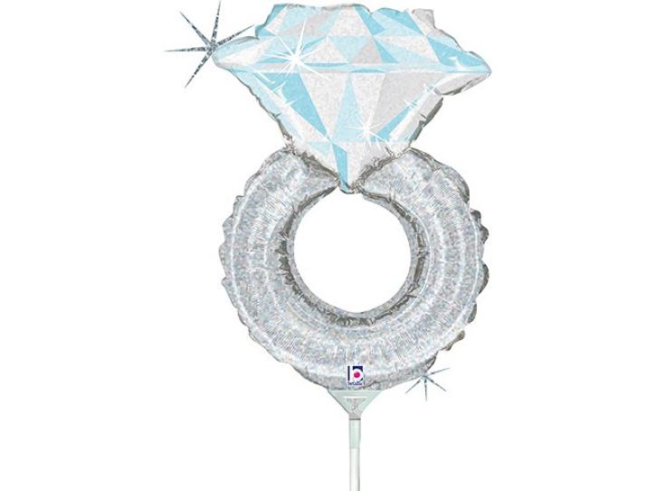 Folienballon Hochzeitsring 14