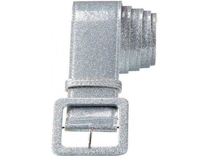 Gürtel Glitter-silber