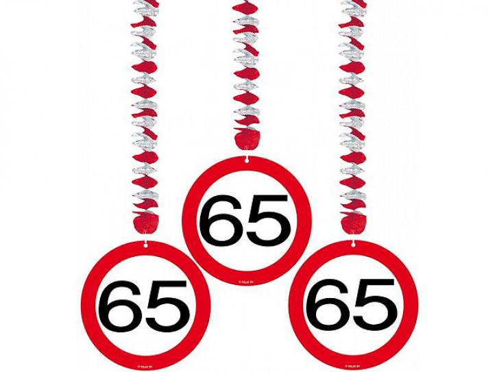 Rotorspiralen Verkehrsschild 65 3 Stk.