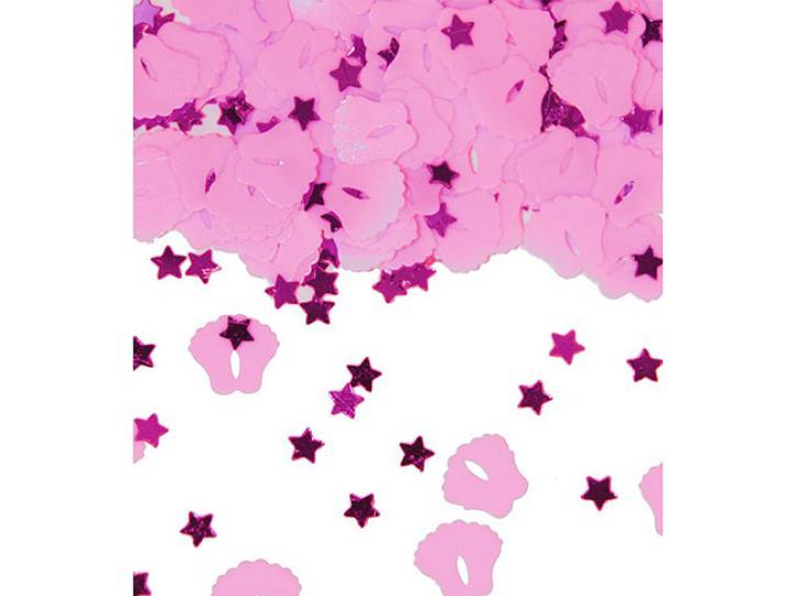 Konfetti Babyfüße rosa 14g