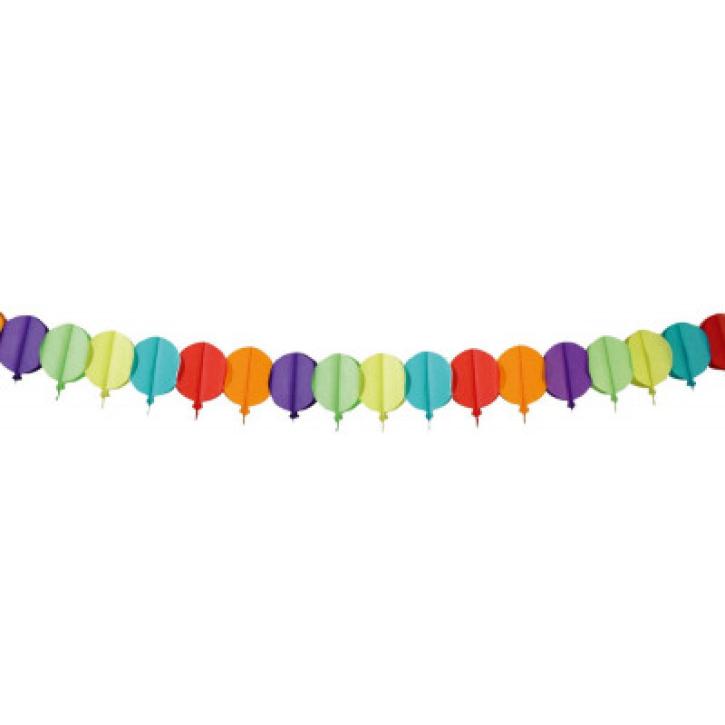 Girlande Ballon bunt 6m