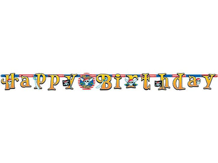 Banner Pirate Party Happy Birthday