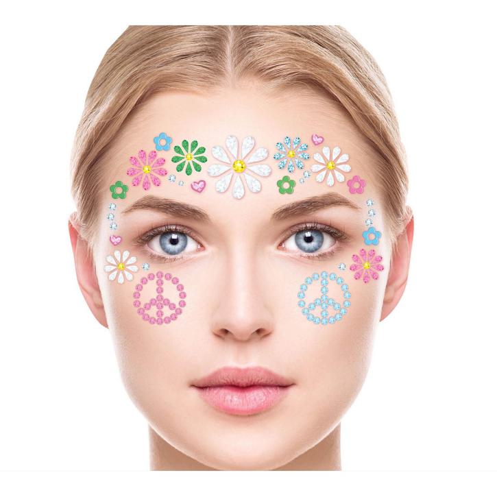Gesichtstattoo Hippie