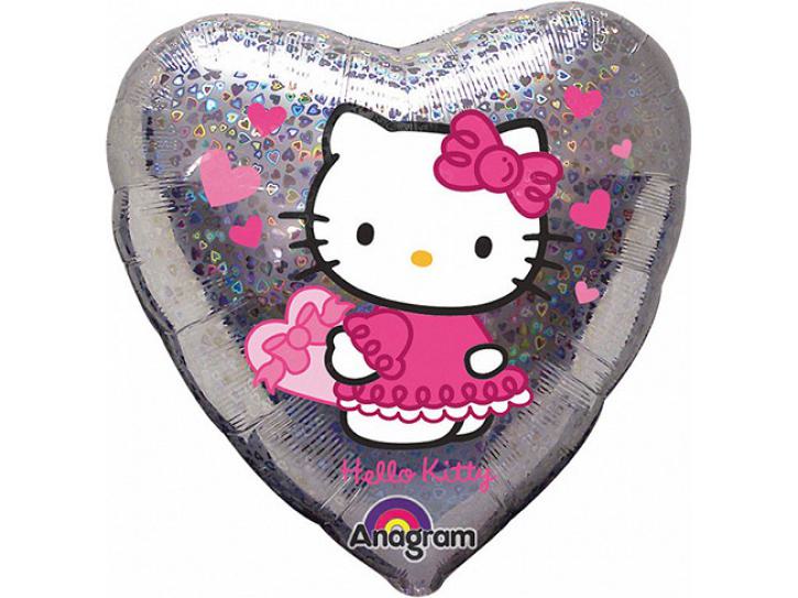 Folienballon Hello Kitty Love hearts