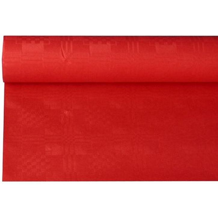 Papiertischdecke rot 8 x1.2m