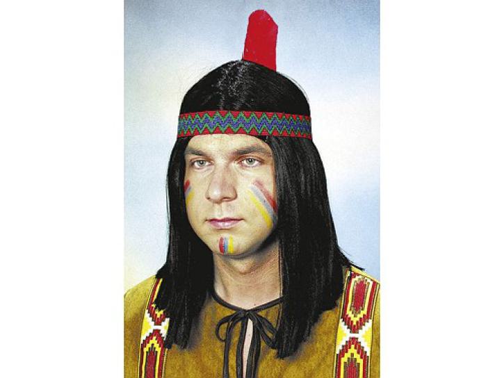 Perücke Indianer mit Haarband Dakota