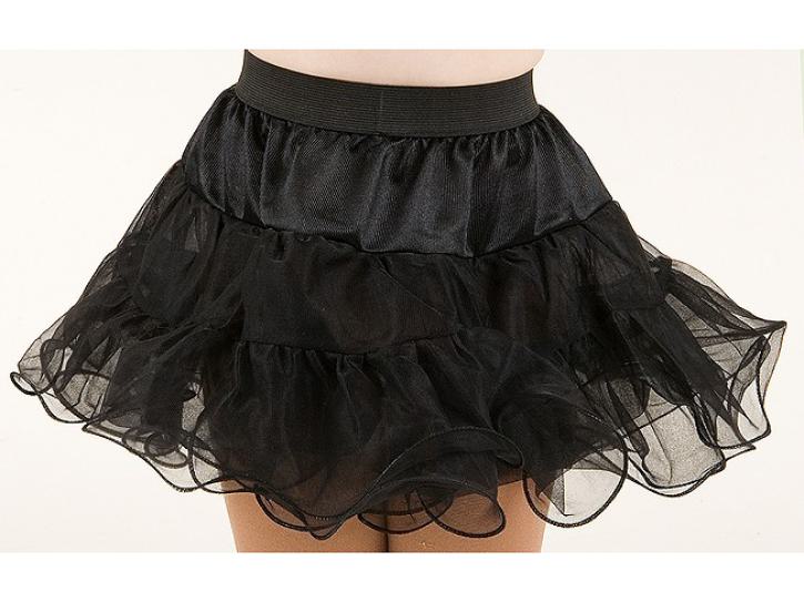 Petticoat mit schwarzer Drahtkante Gr.128/140