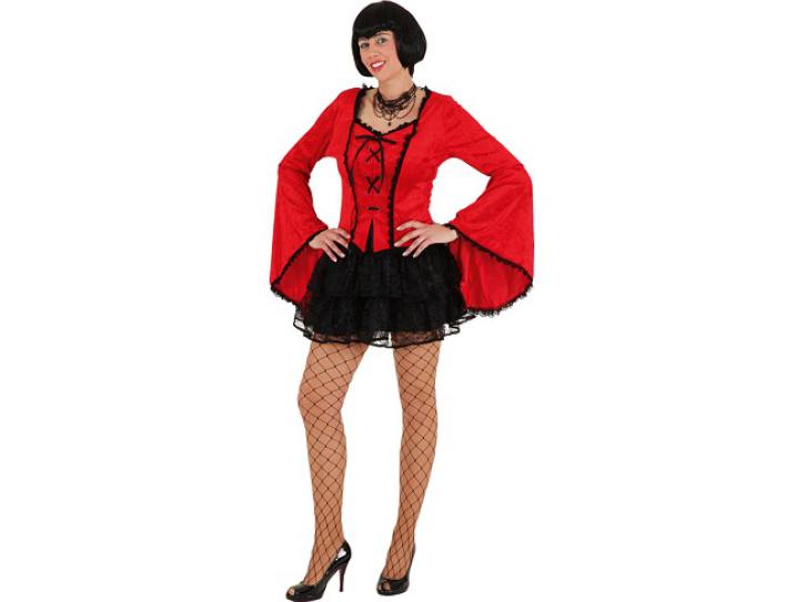 Gothic Oberteil rot Gr.44/46