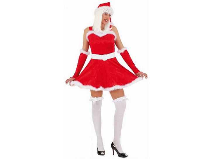 Kostüm Santa Girl rot Gr.40