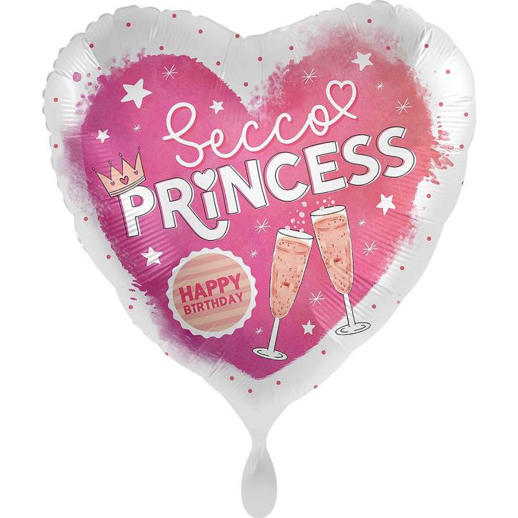 Folienballon Secco Princess 45cm