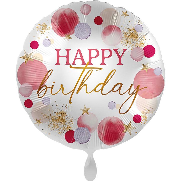 Folienballon sweet pink Birthday