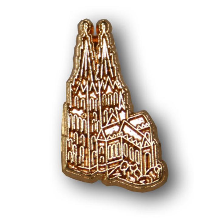 Pin Kölner Dom gold