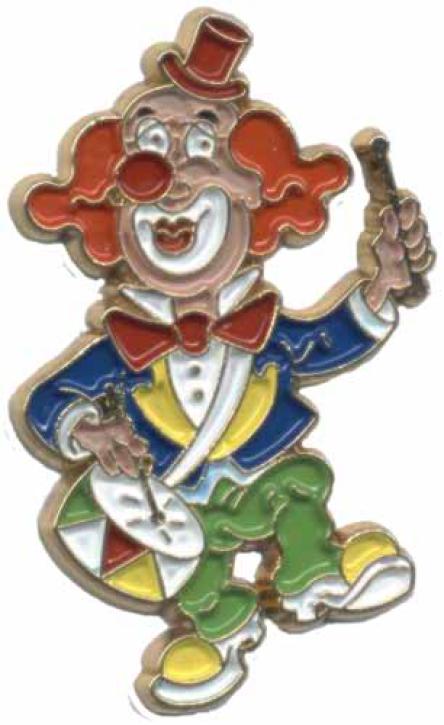 Karnevalspin Clown