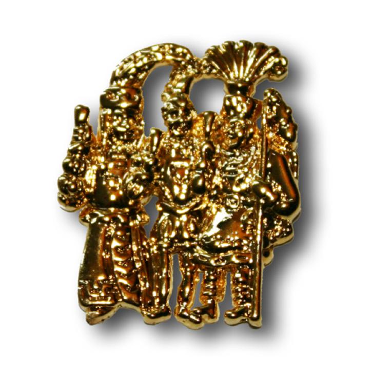 Pin Dreigestirn goldfarbig