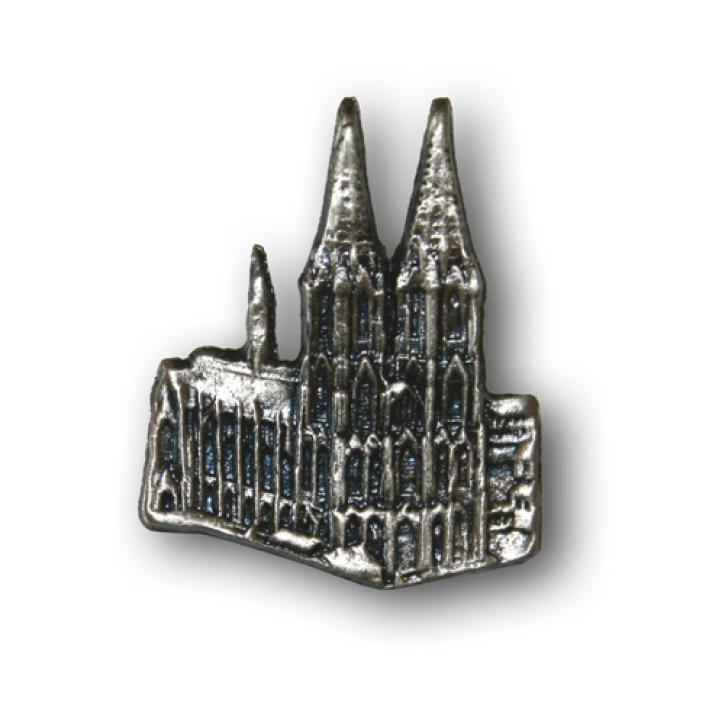 Pin Kölner Dom altsilber