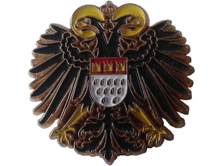 Karnevalspin Kölner Wappen mit Adler