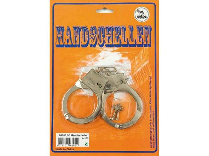 Handschellen silber Metall