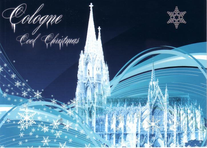 Postkarte Cologne Cool Christmas