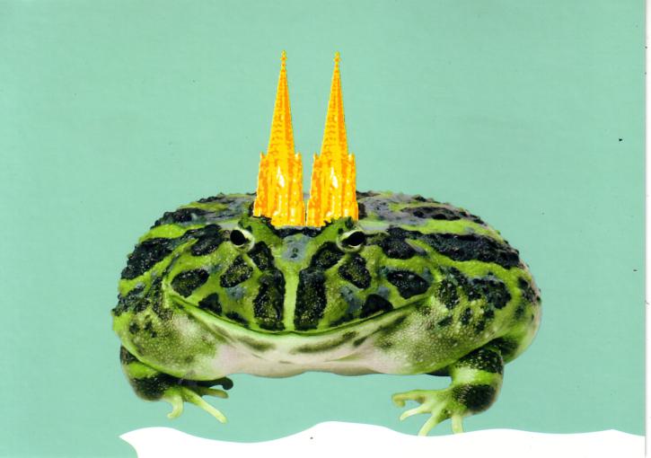 Postkarte Froschkönig