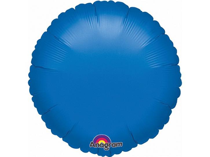 Folienballon Kreis blau 45cm