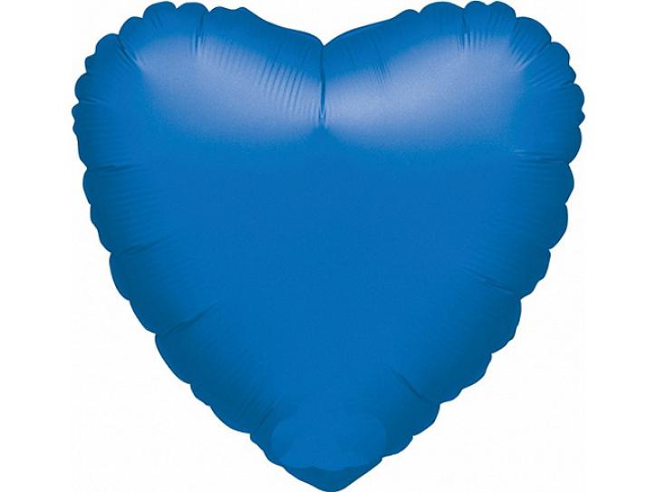 Folienballon Herz blau 45cm