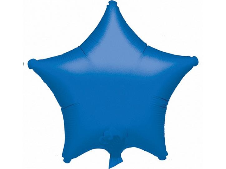 Folienballon Stern blau 48cm