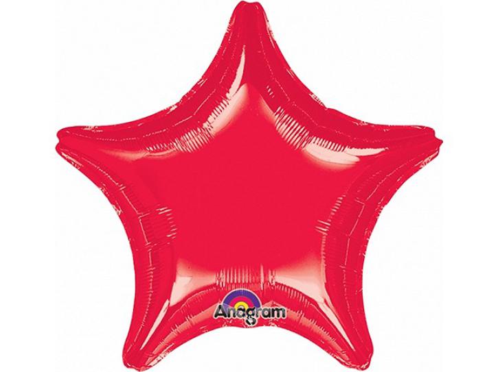 Folienballon Stern rot ca 80cm