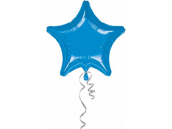 Folienballon Stern blau ca 80cm