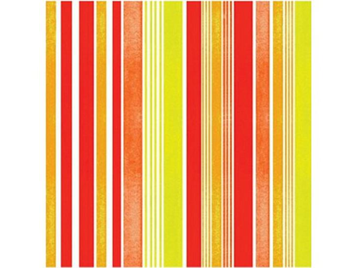 Servietten Stripes yellow 20 Stk.