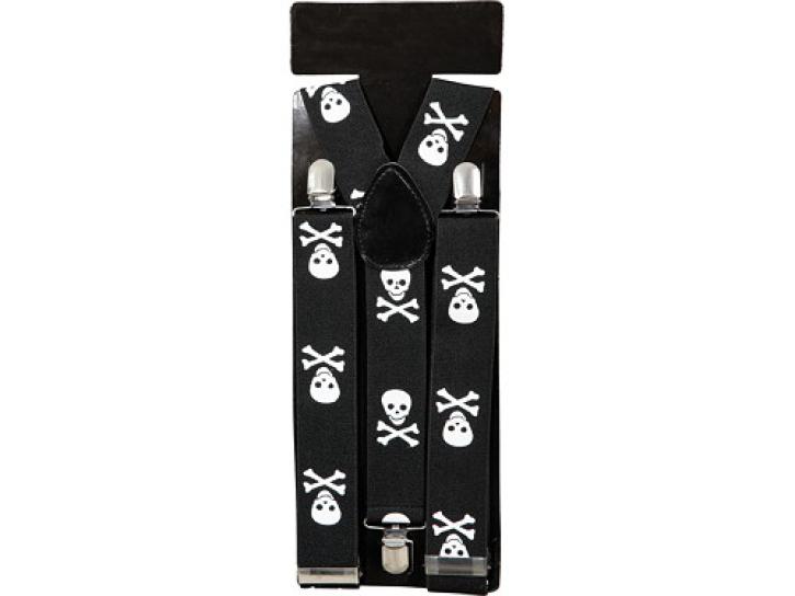 Hosenträger Totenkopf