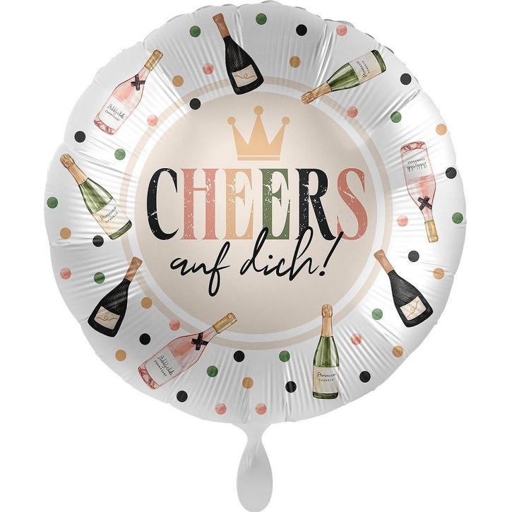 Folienballon Cheers to your birthday 45 cm