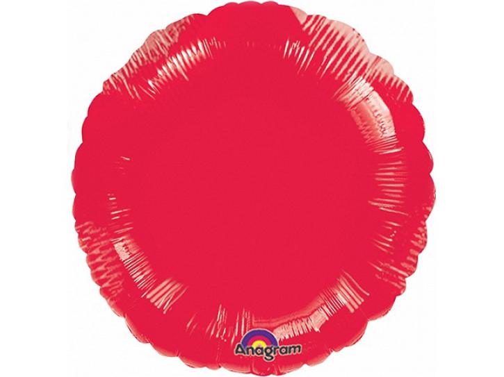 Folienballon Kreis rot 90cm