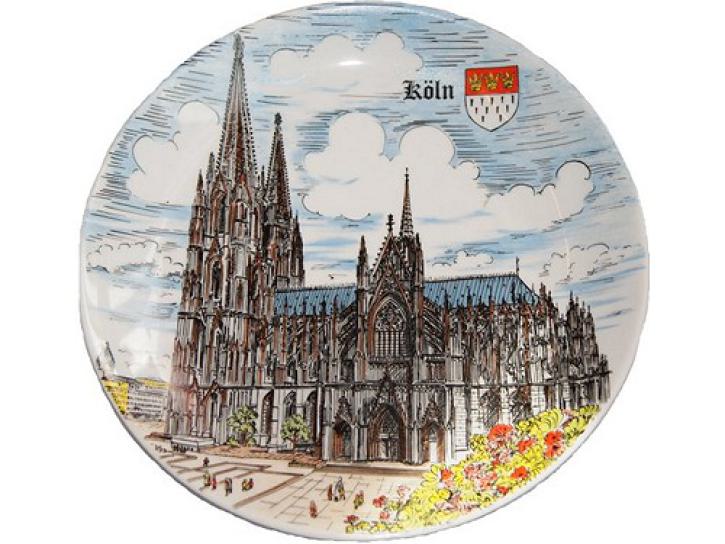 Teller Kölner Dom 24 cm