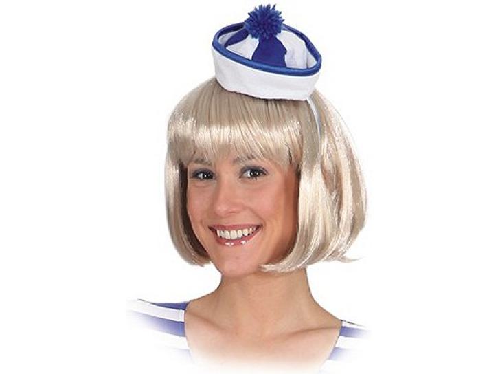 Minihut Sailor blau/weiß