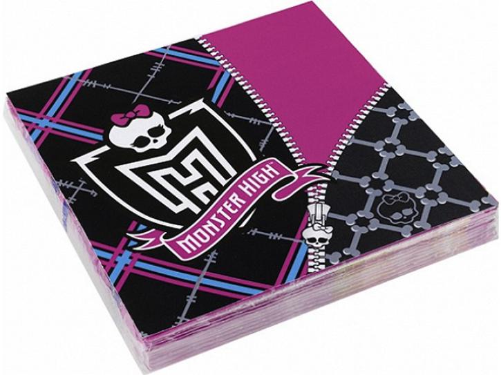 Servietten Monster High 20 Stk.