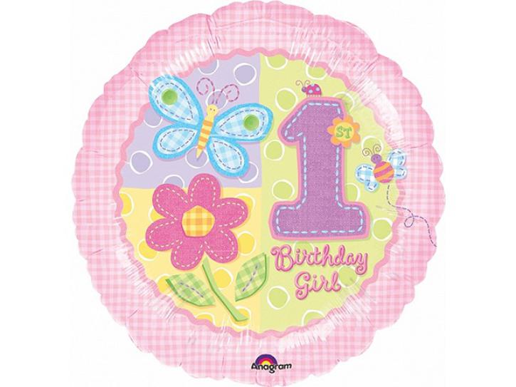 Folienballon Birthday Girl  1 45cm