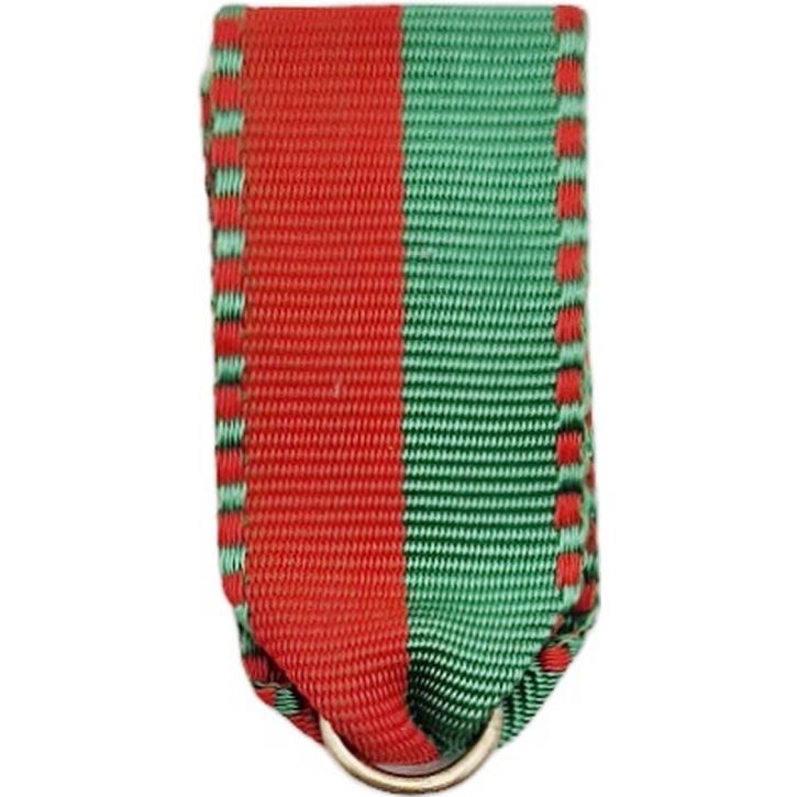 Bandschluppe grün rot