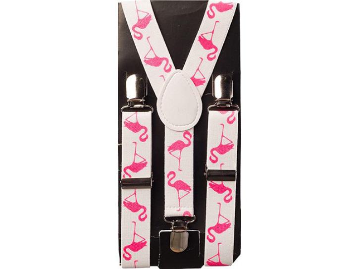 Hosenträger Flamingo