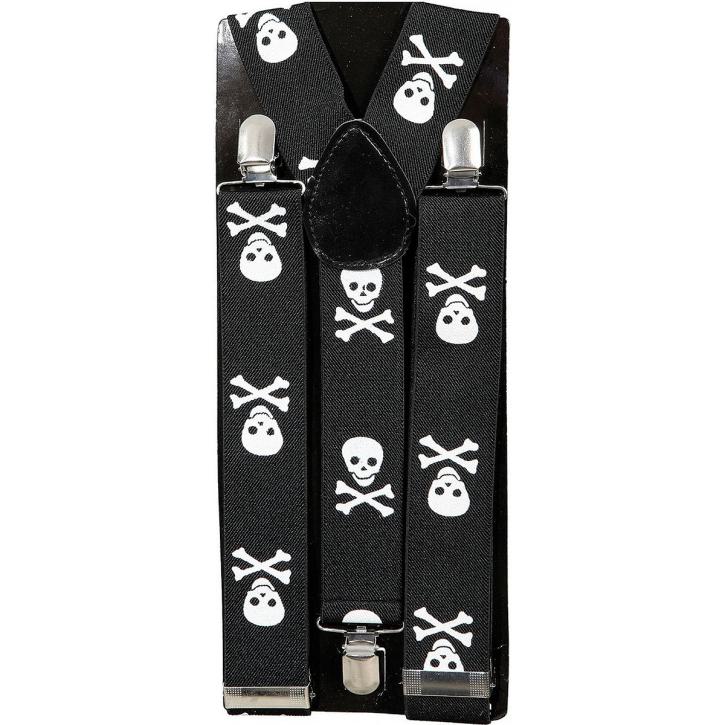Hosenträger Totenkopf