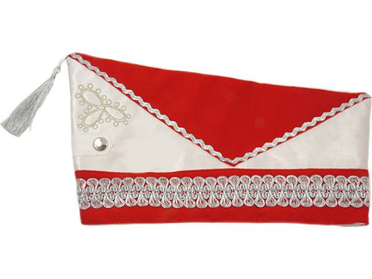 Karnevalsmütze Schiffchen rot/weiß