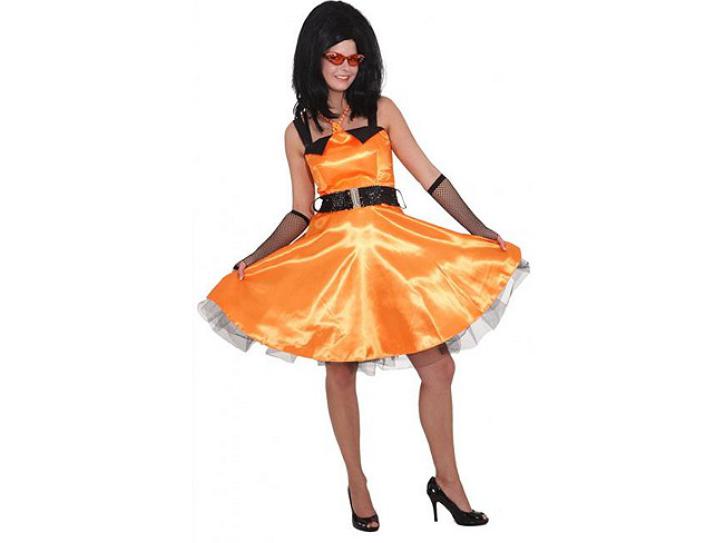 Kleid Sixties orange Gr.44