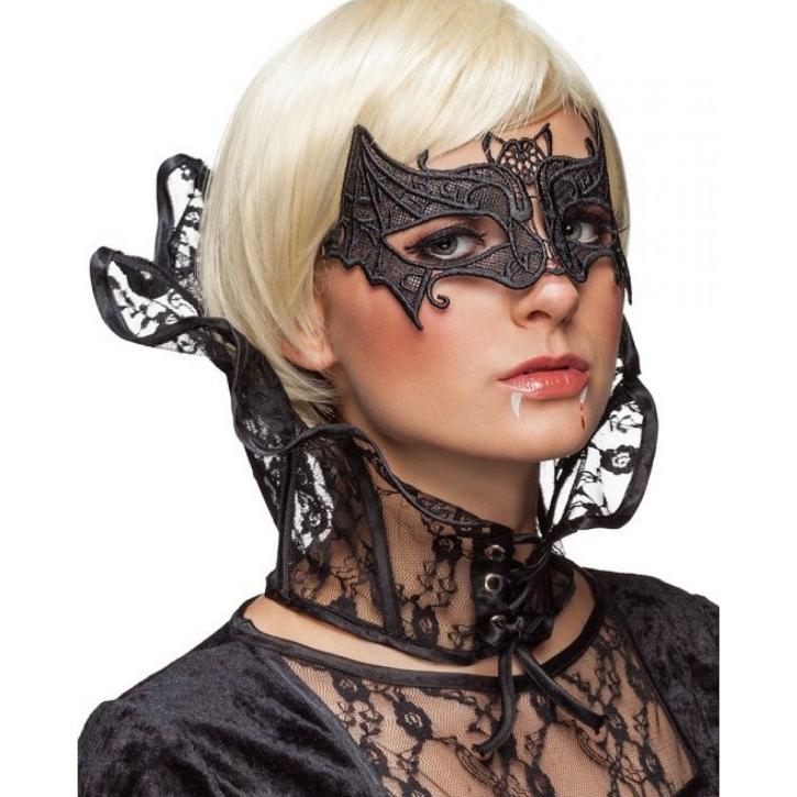 Spitzenkragen schwarz