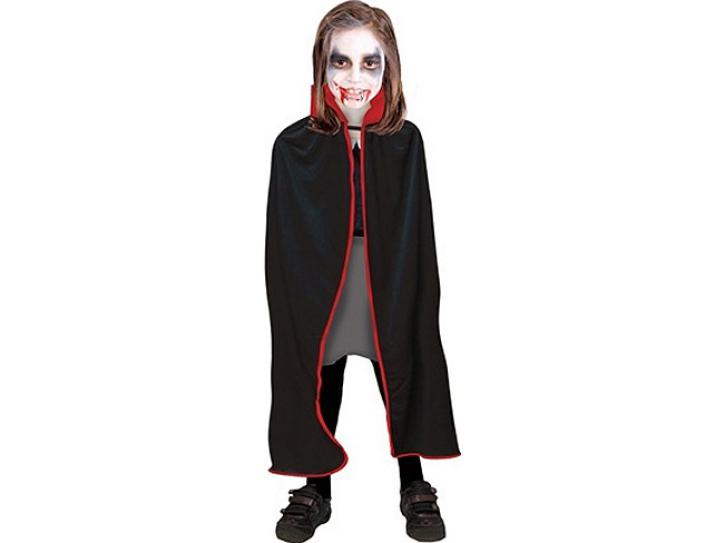 Umhang Vampir schwarz-rot 82cm