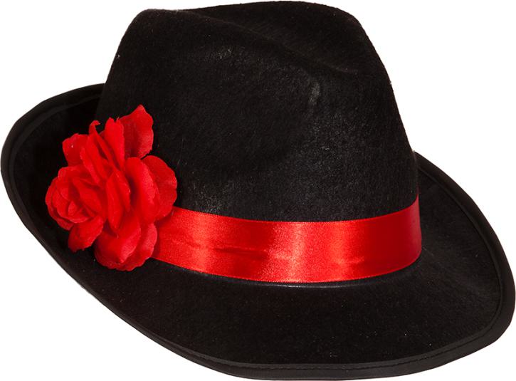 Ganovenhut Damen schwarz
