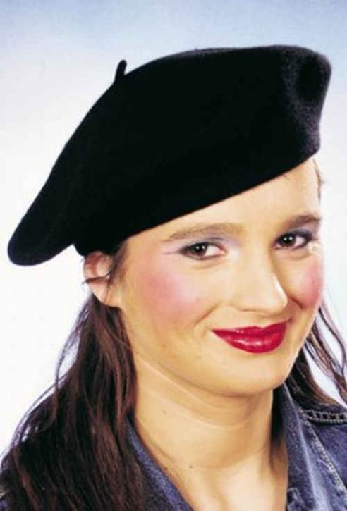 Baskenmütze schwarz