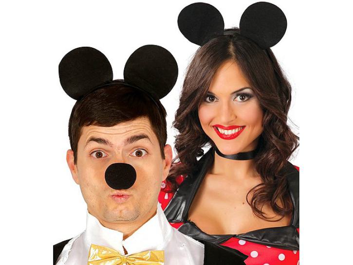 Harreif Mausohren Filz schwarz