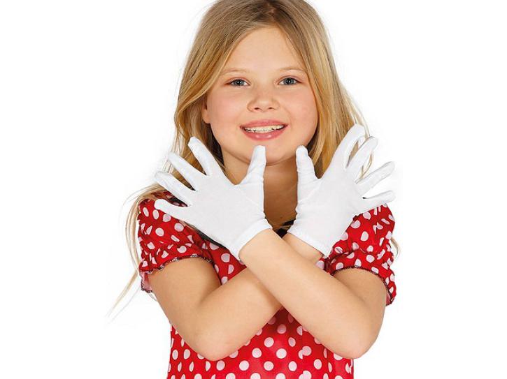 Handschuhe weiß Kinder