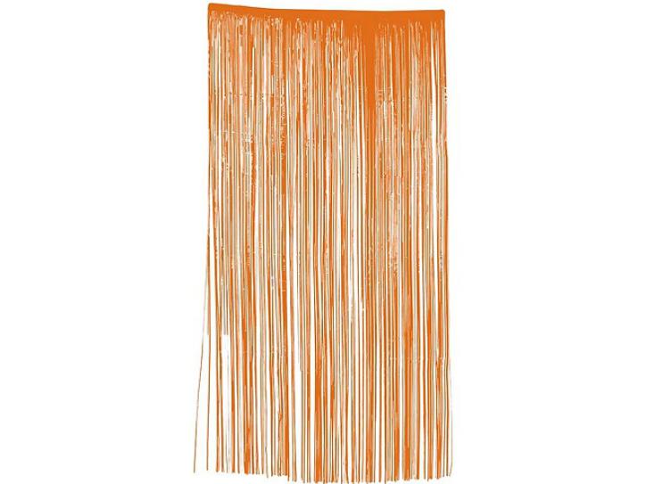 Vorhang Lametta orange 100x200cm