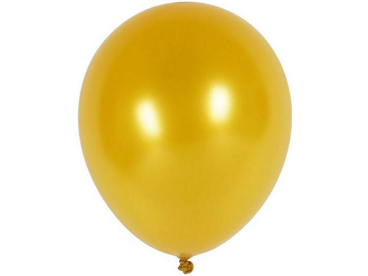 Luftballon metallic gold 100 Stk.