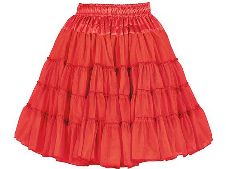 Petticoat rot 2-lagig Einheitsgröße